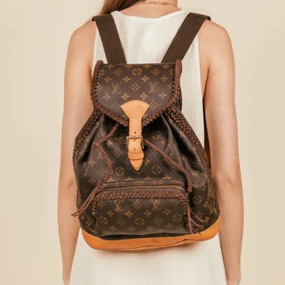 vintage boho backpack Louis Vuitton authentic - Picture 1 of 1
